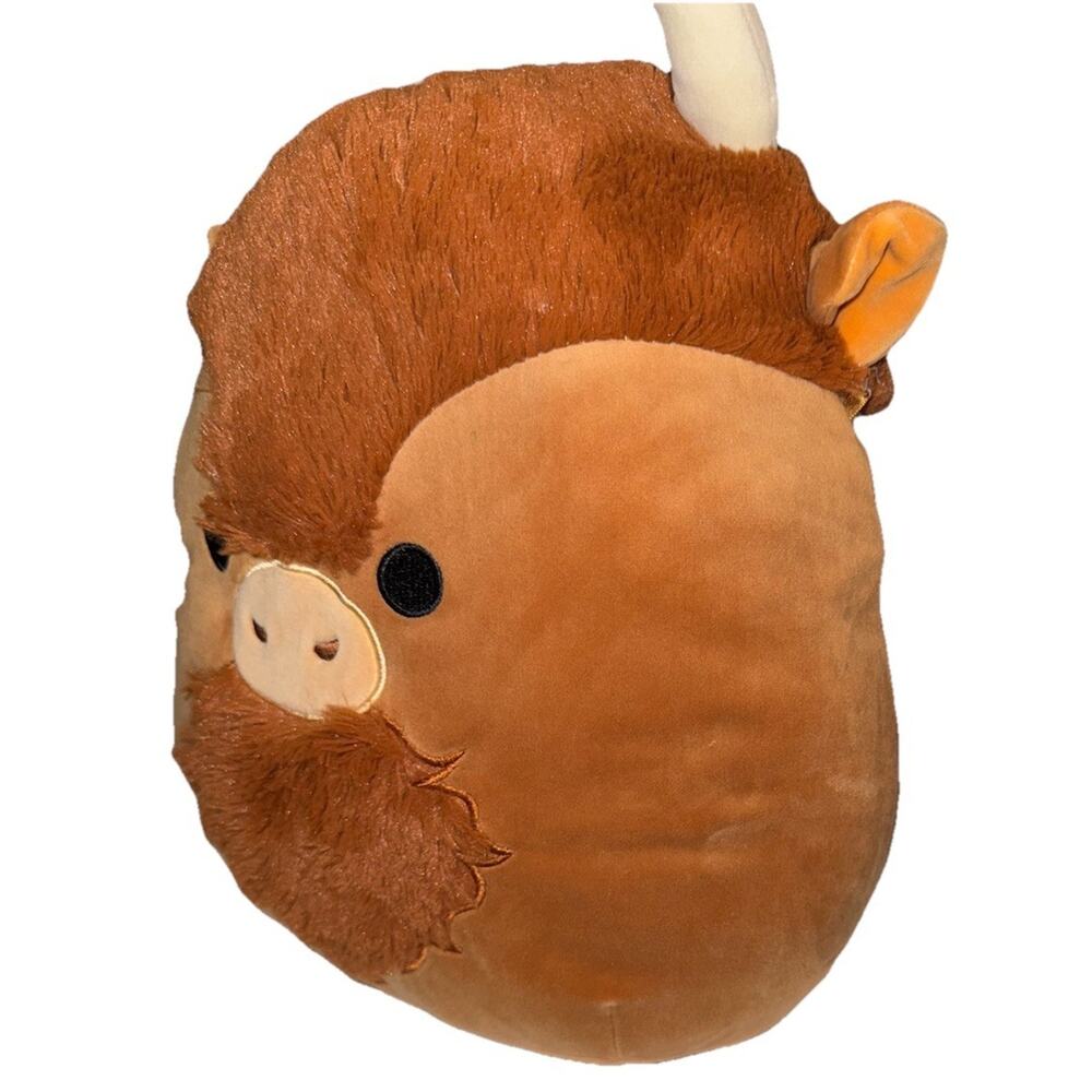 Squishmallow Dunkie the Bison 14” Highland Cow Plush Toy with Tags - Picture 2 of 8